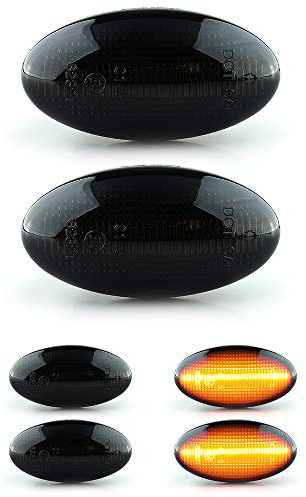 2 stycken LED-sidoblinkers, dynamisk, med E4-certifiering, V-172006LG