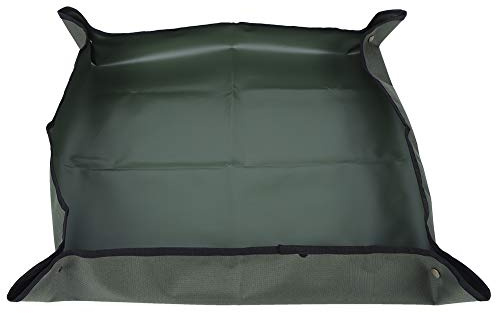 Fdit Gartenpflanze Repotting Square Mat wasserdichte Sämling Repotting Tablett für Indoor-Blumentransplantation Betrieb ordentlich Blumenerde(1#)