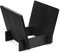Dynavox LP Stand ST40, caja de almacenamiento para discos de vinilo en madera de pino, para hasta 40 LP y sencillos, negro