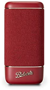 Roberts - Beacon 335 Bluetooth-högtalare - bärbar, påfyllningsbar, 15 timmars batteritid, två passiva basradiatorer, basförstärkare, EQ, stereoparning - röd bay