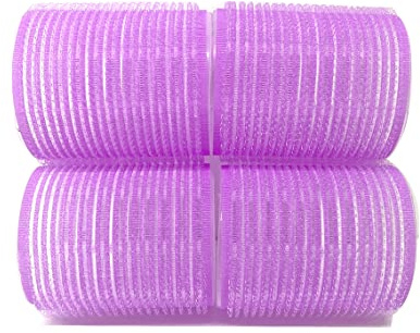 X-Large Self Stick Hair Grip Curlers Rollers -4PC ASSORTED