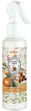 PRADE - Ambientador para Casa Spray Canela Y Naranja - 220ml - Combina la Calidez de la Canela con la Frescura Cítrica de la Naranja