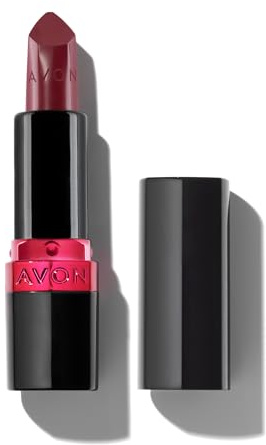 Avon Ultra Satin Lipstick Chic with Vitamin E, Avocado Oil and Sesame Oil for Creamy Rich Colour with a Satin Finish