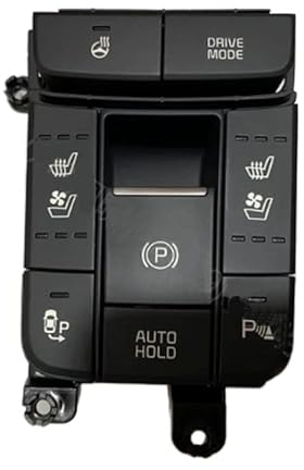 Automobilzubehör Elektrische Handbremse Sitzheizung Lüftung Frontradar Lenkradheizung Schalter for Optima 2016-2019 for Kia K5 (Color : B)
