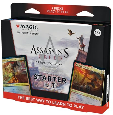 Magic: The Gathering – Assassin’s Creed – Einsteigerpaket | Lerne Magic mit 2 Assassin’s Creed Themendecks | Sammelkartenspiel für zwei Spieler ab 13 (English Version)
