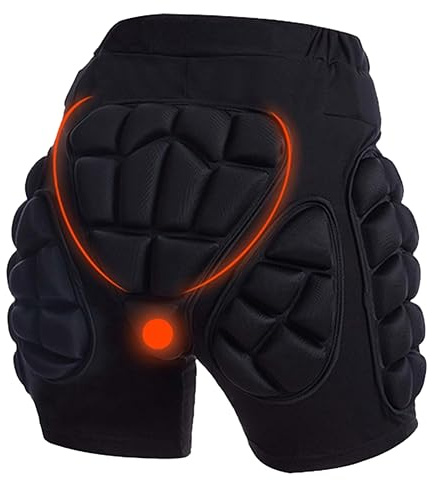 Kexpery Atmungsaktives Winter-Skaten-Schutz-Hüftpolster Snowboard-Schlagshorts 3D-Ski-Hüftschutzhose Ski-Eislaufen-Roller-Snowboard-Ausrüstung