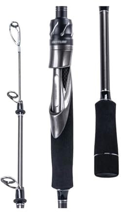ZENY896V Angelrute 1,8 m/2,1 m Teleskop Angelruten MF Power Linie Gewicht Max 5kg Köder Stange for Bass Hecht Forelle angelgerät Angelzubehör(2.1M)