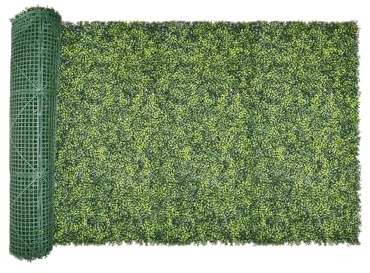 VEVOR Artificial Grass Wall Panels, 60 x 120 inch, Milan Grass Greenery Boxwood Panel for Indoor Outdoor Green Decor & Ivy Fence Covering, Privacy Backdrop Wall Hedge Screen for Garden