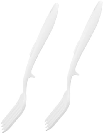 TIDTALEO 2piezas Tenedor De Cocina De Silicona Para Pasta y Fideos Utensilios Reutilizables Herramienta Versátil Para Cocinar y Alimentos Fácil De Limpiar y Ligero