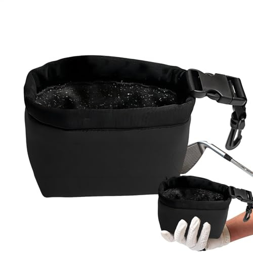 Golfball Reinigungsbeutel - Tragbare Golfball Wäschesack Wischen Reinigungstasche Reiniger Beutel - Abnehmbare Golfclub Scrub Bag | Tiefenreinigung Ball Waschmaschine Taschen Abnehmbare Maschine
