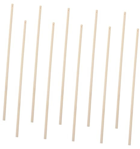 MAGICLULU 10stücke Holz Laternenstab Für Chinesische Laterne DIY Bastelprojekte Hängelaterne Griff Laternenstäbe Laternengriffe Heimwerkerprojekte