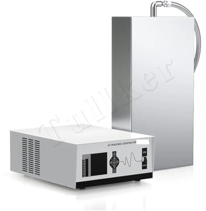 TIEOAXFT Portable Ultrasonic Cleaner Bath Vibration Board 600W Immersible Transducer Generator Glassware Lab Ultrason Cleaning Machine