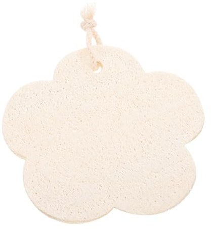 NOLITOY Spugna Di Luffa Naturale a Forma Di Fiore Per Bagno e Doccia, Scrubber Esfoliante Per Corpo, Resistente All’umidità Design Per Asciugatura Rapida