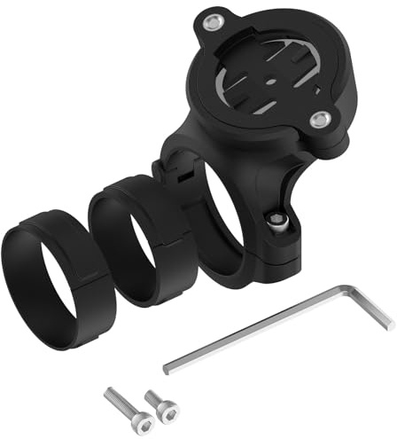 LOKEKE Kompatibel med Garmin Edge 1050 cykelfäste – cykel bakljus sadelhållare kompatibel med Garmin Edge MTB/Explore 2/1050/Varia RTL515/RVR315, stöder att sätta Airtag inuti (svart)