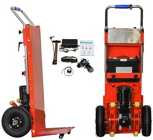Sackkarre Treppensteiger Treppen Abstiege BewäLtigen Schwere Treppensteiger Mit Sicherheitsseil Luftpumpe FüR MöBeltransportieren Treppensteiger Elektrisch (B)