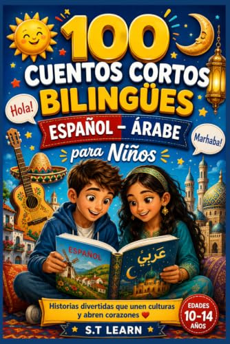 100 Cuentos Cortos Bilingües Español-Árabe para Niños: Libro Infantil con Historias Cortas en Español y Árabe con Vocabulario y Preguntas