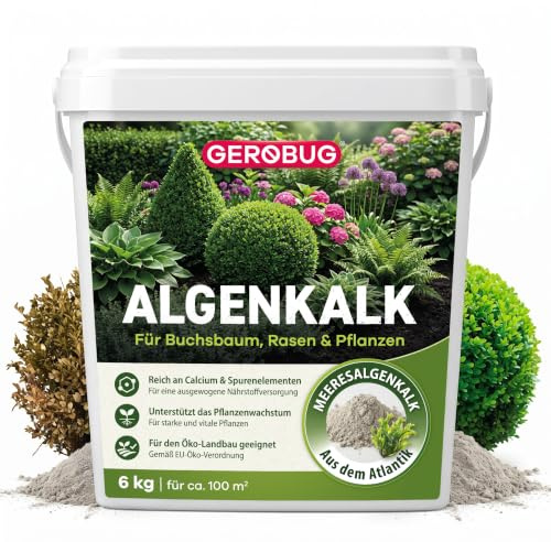 Gerobug Algenkalk 6 kg - Effektive Regeneration für anfällige Buchsbäume