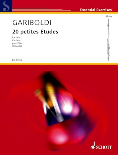 20 petites Etudes: op. 132. Flöte. (Essential Exercises)