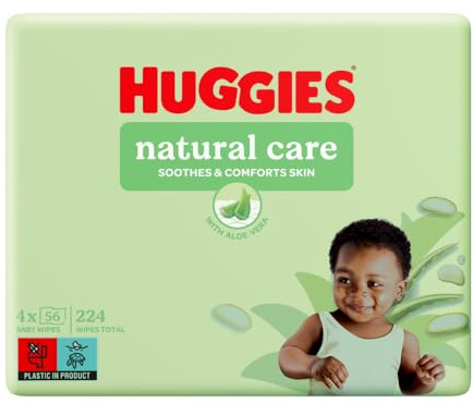 Huggies Natural Care Baby Wipes, Quad Pack