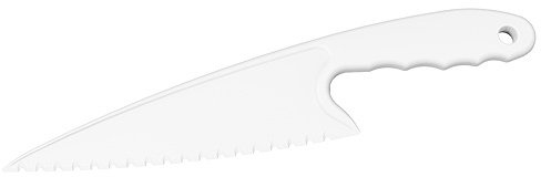 Kuchenmesser Bakery Tortenmesser in Weiß - für Antihaft-Pfannen und Töpfe | Küchenhelfer, Backen Zubehör, Torten schneiden, Kuchen servieren, Backutensil, schonend für Beschichtung, Servierbesteck