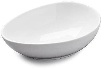 WM 1750 T140 Bartleet & Sons Plat de service traditionnel en porcelaine avocat, guacamole 13 cm - Blanc