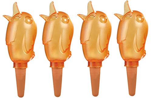 Scheurich 4er-Set Bewässerungskugel 220ml Orange Wasserspender Bördy M (Orange) Wasserspeicher