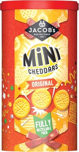 Jacob's Cheesonal Mini Cheddars Boîte de Noël 260 g