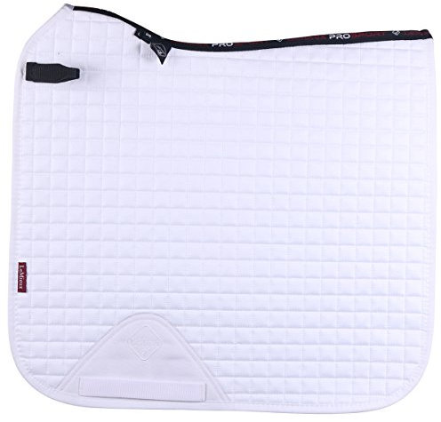 LeMieux Schabracke Square Suede - White - Dressur Full