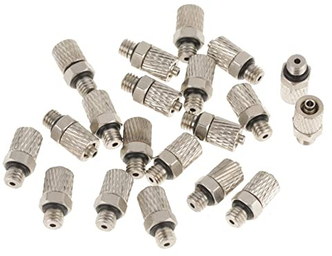 20st M5 4mm slang Barb Mini rak hane Pneumatisk luft rak snabbkoppling Kontaktdon Luftslang snabbkoppling