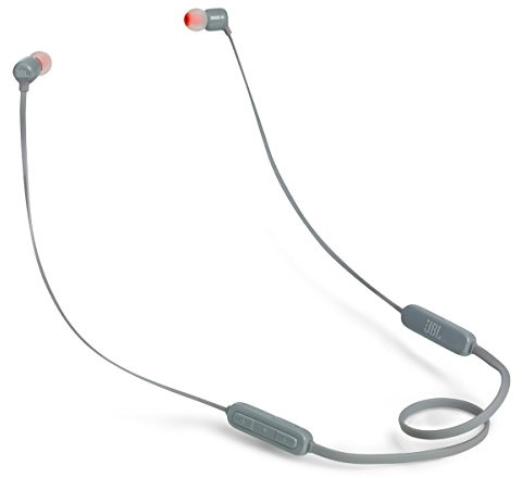 JBL TUNE 110BT - Auriculares Bluetooth inalámbricos intrauditivos - Gris