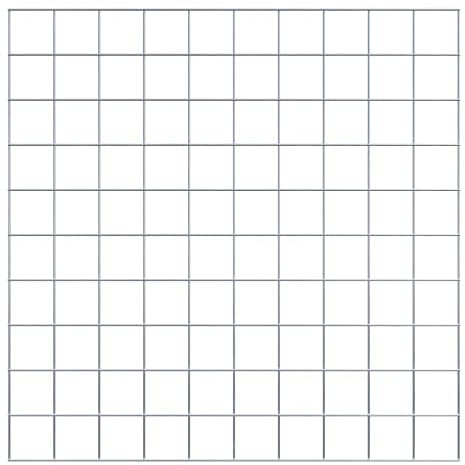 Gabiona - Griglia per piante rampicanti 10 x 10 cm, larghezza delle maglie (100 x 100 cm)