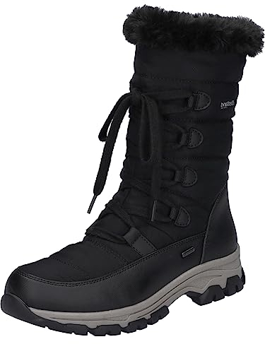 Westland Damen Snowboots Chambery 01,Weite G (Normal),Wechselfußbett,wasserdicht,Thermostiefel,Moon Boots,Canadians,schwarz,41 EU / 7 UK