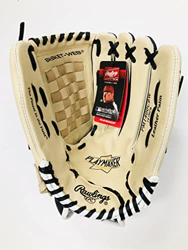 Rawlings Playmaker PM1400CBW PM1400B Baseball/Softball, 35,6 cm, RHT Basket Web Glove