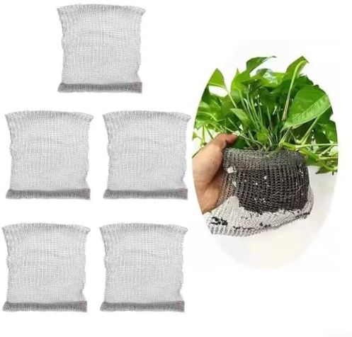 Oceanlend Sorgen Sie für die Gesundheit Ihrer Pflanzen mit 2,7 l Wurzelschutz-Drahtkörben, 5 Stück (45 x 40 cm), 50B86BSJN1HTBNO5469M63