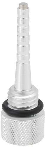 YINETTECH Varilla de medición de aceite de punta magnética con junta tórica de 80,4 x 25,2 mm, aleación de aluminio, compatible con generador inversor Predator de 3500 W, 3500 W, color plateado