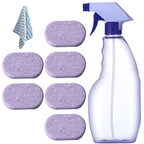 Cleanlix-Reiniger, Cleanlix-Reinigungsspray, Cleanlix-Reiniger zur sofortigen Fleckenentfernung, Allzweck-Reinigungsspray mit konzentrierten Reinigungstabletten (1 bottle+6 tablet)