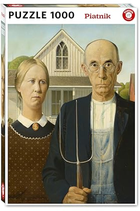 Piatnik 5721 - Wood - American Gothic 1000 Teile Puzzle