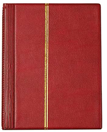 Briefmarkenalbum, 10 Blatt (20 Seiten), Präsentationshalter, Freunde, Sammler, Rot