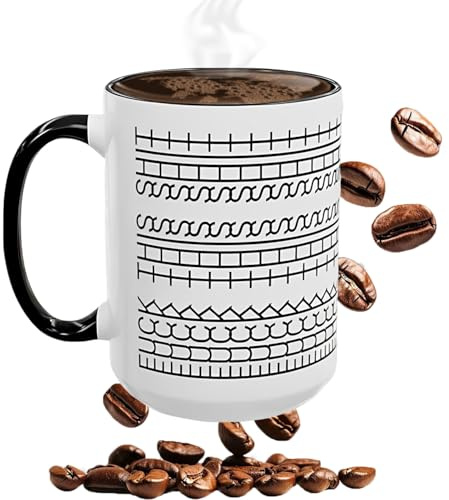 Lustige These Tee Tasse, 350ML Keramik Kaffeetasse, Versteckte Nachricht Kaffeebecher, Einzigartiger Humorvoller Trinkbecher