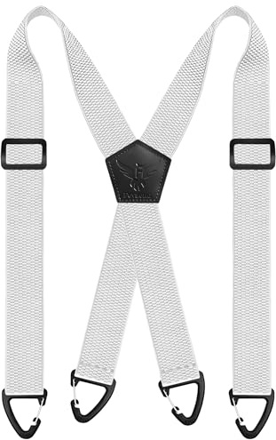 Fevaeno Hosenträger Herren Breit 4cm mit Anti-Rutsch Schnalle