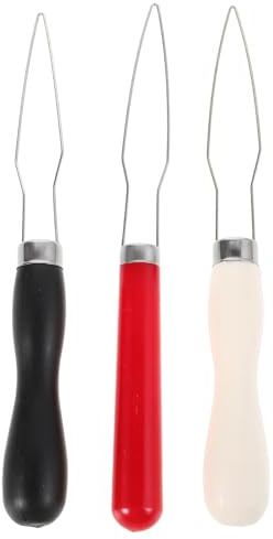 Gogogmee Ganchos para Botones con Mango de Plástico 3 Piezas Colores Surtidos y Herramienta Fácil para Abotonar Enhebrador de Botones Multifuncional Ayudas para Vestirse con