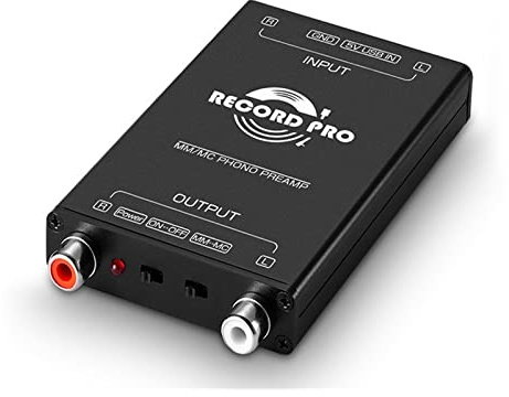 Mini Vinyl Phono Förförstärkare MM/MC Phono Förstärkare DVD/CD-spelare Tuner Månadsdagspresent