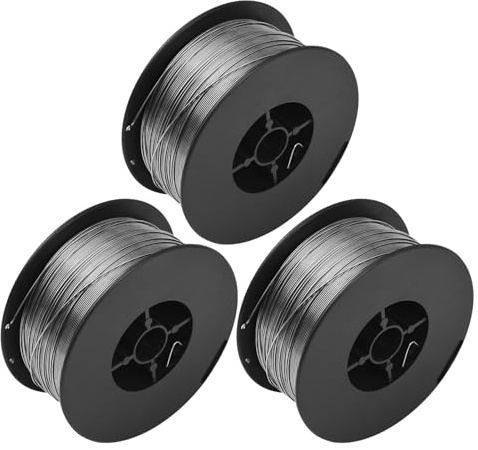 Gasfri svetstråd med flussfyllning, 0,8 mm spole, 6,61 lbs, lätt att svetsa, idealisk för utomhusbruk på bilar, broar och maskiner