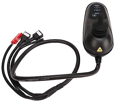 Huairdum Elektrischer Joystick-Controller, Stabile Startvariable, Flexible Steuerung, Hochempfindlicher Controller mit Fortschrittlichem AI-Steuerungsalgorithmus, Ideal für Elektrorollstühle,