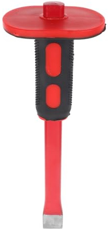 Zerodeko Scalpello da Muratore Pesante Scalpello Freddo in Cromo-vanadio 300mm Protezione per Mani per Intaglio e Demolizione di Muratura e Calcestruzzo