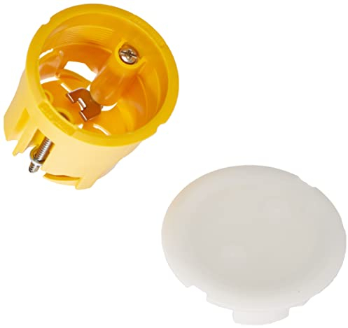 Legrand - Boîte à encastrer Batibox plaque de plâtre pour applique avec couvercle - Ø40mm