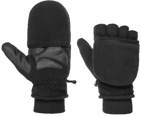 Barts Unisex Convertible Mitts Handschuhe, Schwarz (Nero 1), One size