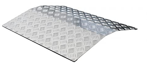 Porte de rampe Seuil Pont Rampe pour Fauteuil Roulant 81 cm Longueur en aluminium