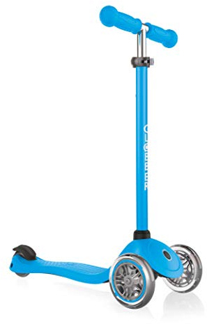 Globber Primo – Tretroller Kinder, 120/80 mm, ABEC 5, 3-rädrig, höhenverstellbar