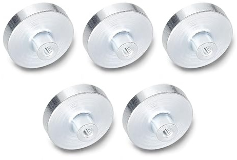 Ganter Normelemente | Imanes de sujeción con rosca interior – GN 50.2-HF-20-M3 | material magnético de ferrita dura | 5 unidades